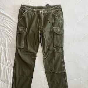 True religion green cargo pants - Men's